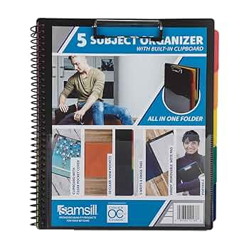 Folder 5/Folder+Folder 5 COMPLETE BOX〈完… Amazon.com : Samsill 5 Subject Spiral School Organizer with